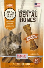 Nylabone Primal Instinct Chicken Dog Dental Chews Chicken 1ea