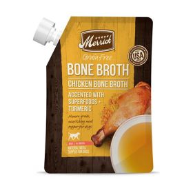 Merrick Dog Bone Broth Grain Free Chicken (Option: Case Of 10, size: 16Oz)