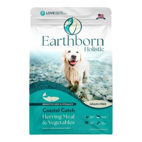 Earthborn Holistic Coastal Catch Grain-Free Dry Dog Food Herring Meal & Vegetables (size: 12.5Lbs)
