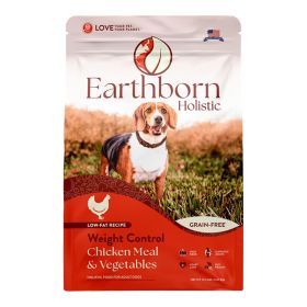 Earthborn Holistic Weight Control Grain-Free Dry Dog Food Chicken Meal & Vegetables (size: 12.5Lbs)