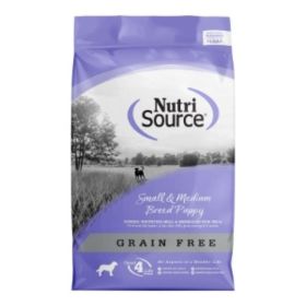 NutriSource Small & Medium Breed Puppy Grain Free Dry Dog Food Turkey (size: 12Lbs)