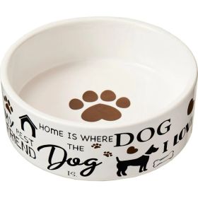 Spot I Love Dogs Dog Dish 1ea (size: 5 In)