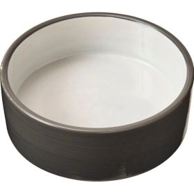 Spot 2Tone Dog Dish Grey, 1ea (size: 5In)