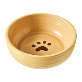 Spot Elegance Dog Bowl Cream, 1ea (size: 5 In)