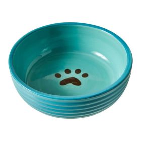 Spot Elegance Dog Bowl Aqua, 1ea (size: 5 In)