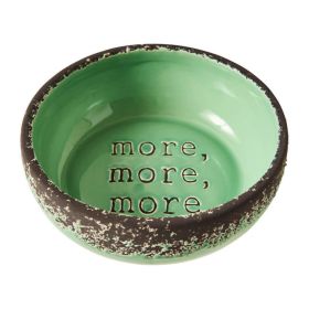 Spot More More Dog Bowl Avocado, 1ea (size: 5 In)
