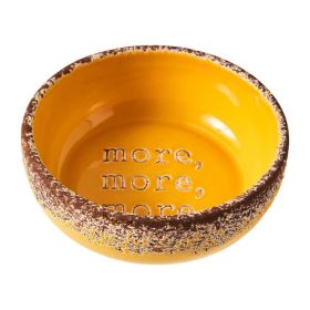 Spot More More Dog Bowl Mango, 1ea (size: 5 In)