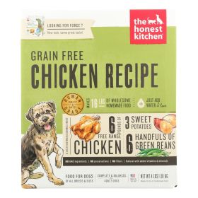 The Honest Kitchen Force - Grain Free Chicken Dog Food (size: 4Lbs)