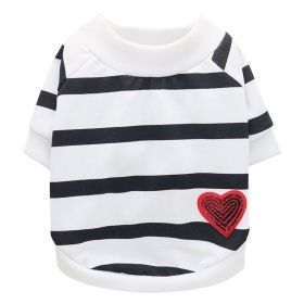Jarre Aero Bull Pug Puppy Clothes Teddy Milk Cat Pet Spring And Summer Thin Small Dog Puppy (Option: White-XL)